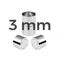 Magnetické zapínanie Chirurgická oce 3 mm
