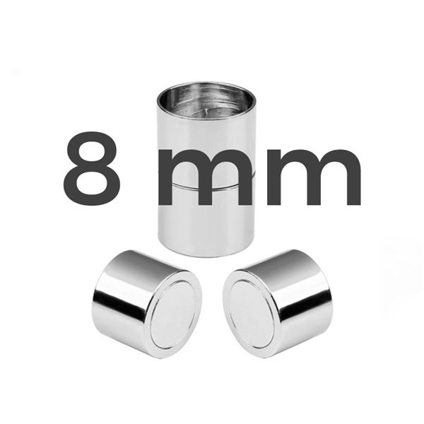 Magnetické zapínanie Chirurgická oceľ 8 mm